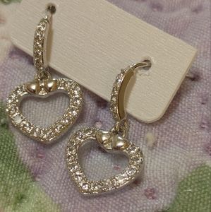 ❤️ ❤️ New silver heart post earrings 💜❤️💜